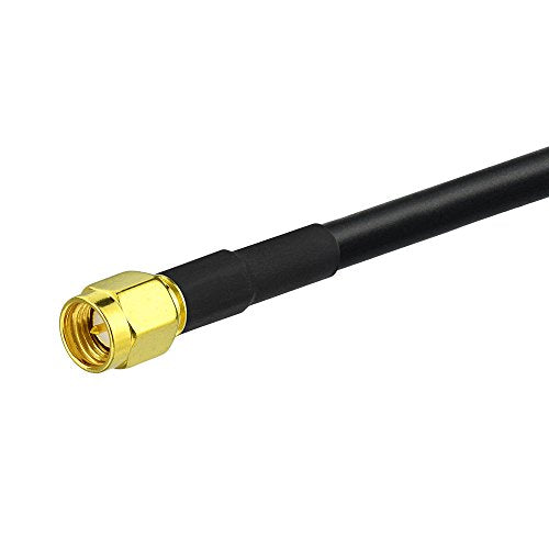 SMA Male to N Female Bulkhead Mount RG58 Coaxial Adapter Cable 1 feet 30cm Compatible with 4G LTE Wireless Router Gateway Cellular RTL SDR USB ADS-B Receiver