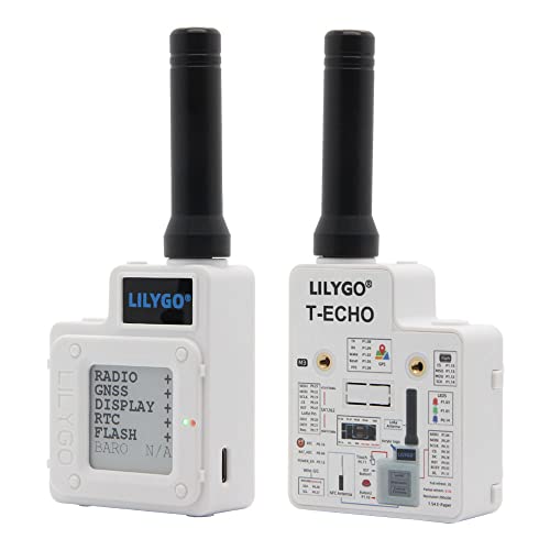 LILYGO T-Echo Meshtastic LoRa SX1262 Wireless Module 915MHz TTGO Development Board NRF52840 GPS RTC NFC Arduino with BME280 Pressure Sensor