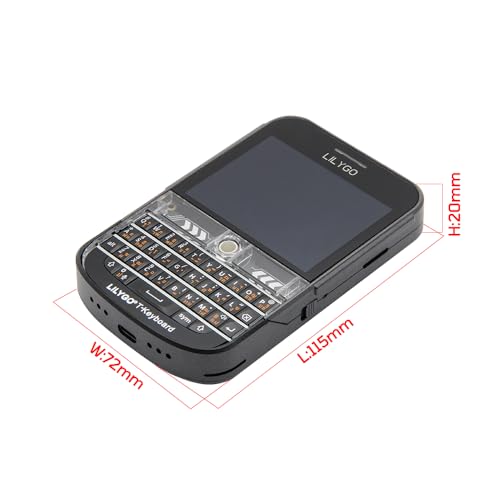 LILYGO T-Deck Plus Meshtastic ESP32-S3 LORA-89 915Mhz SX1262 Ulbox GPS White Keyboard 2.8 Inch Display TTGO Development Board with ABS Shell Version