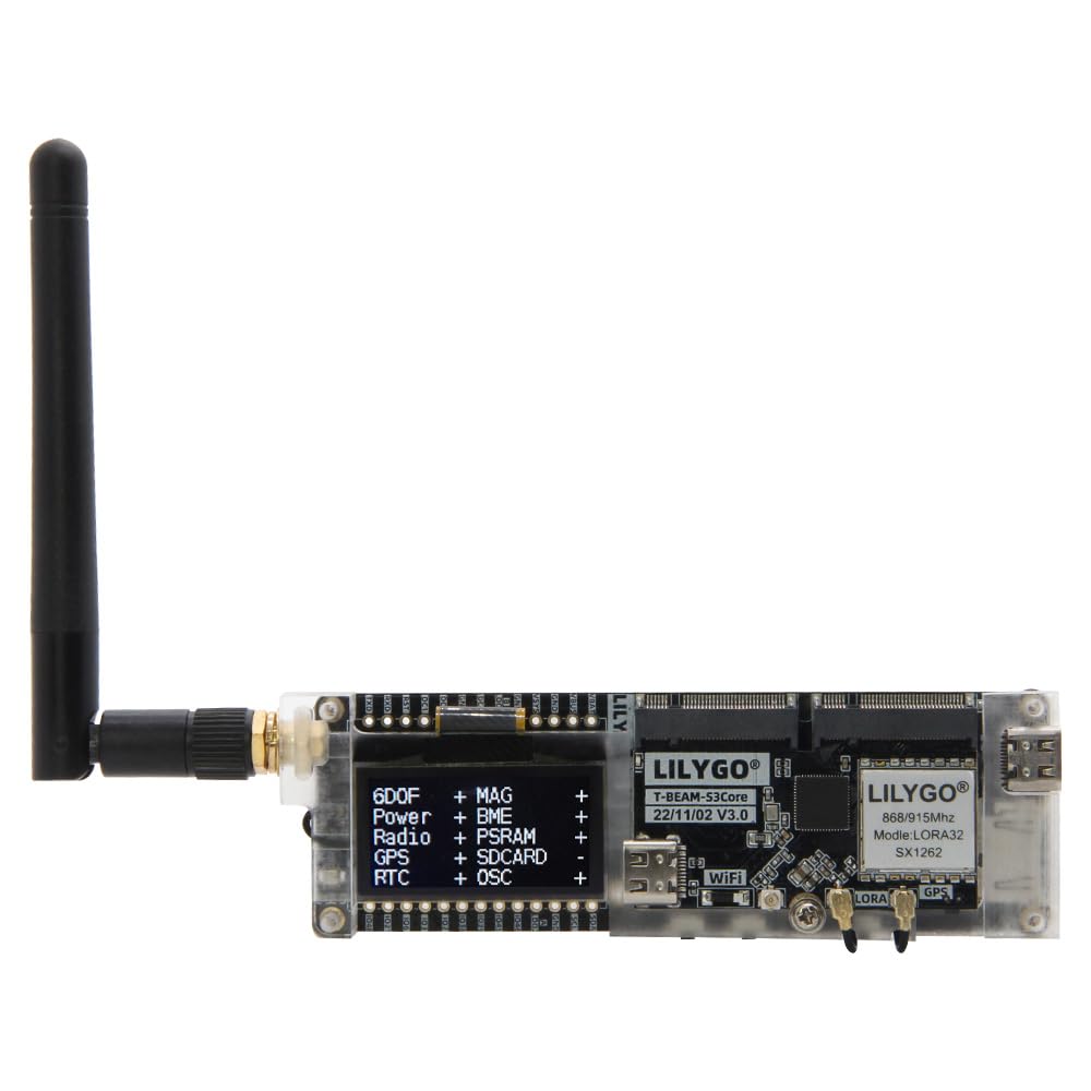 LILYGO T-BeamSUPREME Meshtastic 915Mhz ESP32-S3 LoRa L76K GPS WiFi Bluetooth Module TTGO Development Board with 1.3inch SH1106 OLED