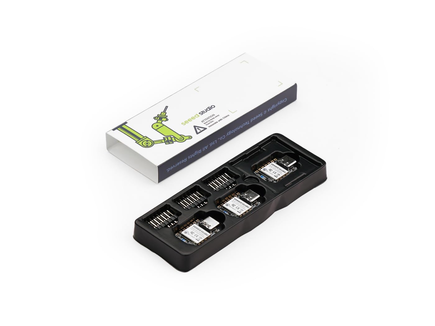 XIAO nRF52840 3PCS Pack - NFC, Onboard Bluetooth5.0 Antenna, Supporting Arduino, MicroPython, CircuitPython, tinyGo, Zephyr, Meshtastic, Amazon Sidewalk, QMK, ZMK