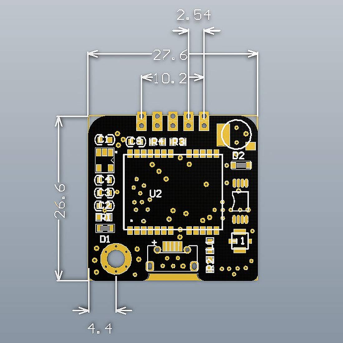 Doudou 2pcs GT-U7 GPS Module, High Sensitivity, Low Power Consumption, Compatible with NEO-6M, STM32, Suitable for Vehicles