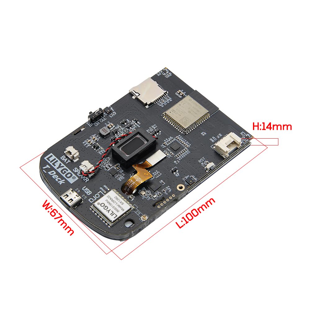 LILYGO T-Deck ESP32-S3 Meshtastic 915MHz LoRa BLE WiFi TTGO Module LoRaWAN Long Range Development Board with 2.8 inch LCD Display