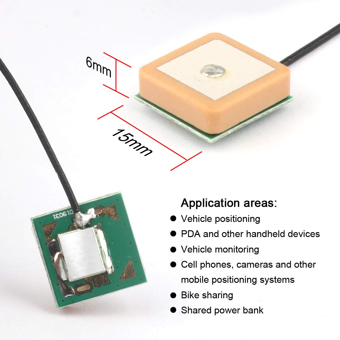 Doudou 2pcs GT-U7 GPS Module, High Sensitivity, Low Power Consumption, Compatible with NEO-6M, STM32, Suitable for Vehicles