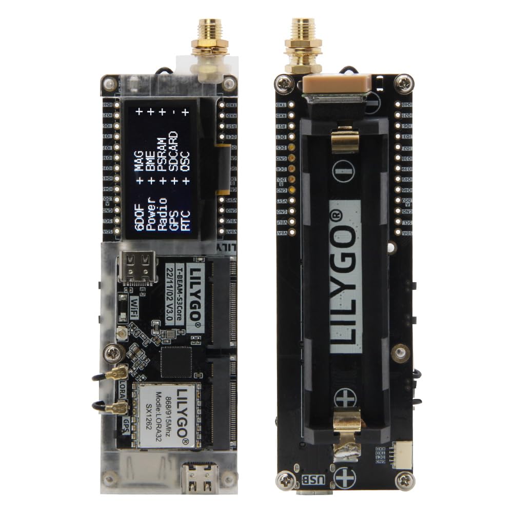 LILYGO T-BeamSUPREME Meshtastic 915Mhz ESP32-S3 LoRa L76K GPS WiFi Bluetooth Module TTGO Development Board with 1.3inch SH1106 OLED