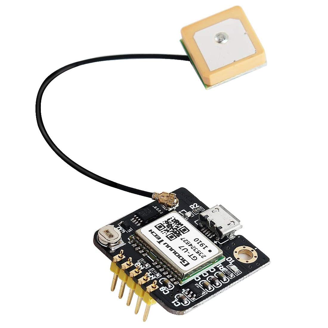 Doudou 2pcs GT-U7 GPS Module, High Sensitivity, Low Power Consumption, Compatible with NEO-6M, STM32, Suitable for Vehicles