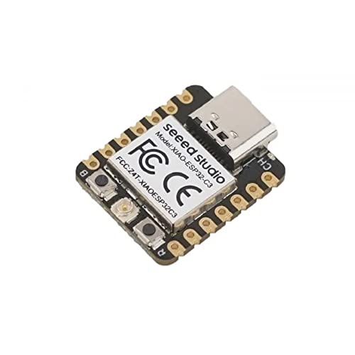 Seeed Studio XIAO ESP32C3 -RISC-V Tiny MCU with Wi-Fi/BLE5.0, Battery Charging, Ultra-Low Power, Rich Interfaces. Engineered for LoT Control & Edge TinyML