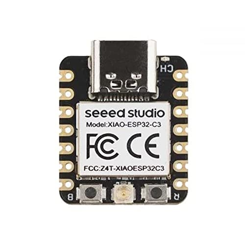 Seeed Studio XIAO ESP32C3 -RISC-V Tiny MCU with Wi-Fi/BLE5.0, Battery Charging, Ultra-Low Power, Rich Interfaces. Engineered for LoT Control & Edge TinyML