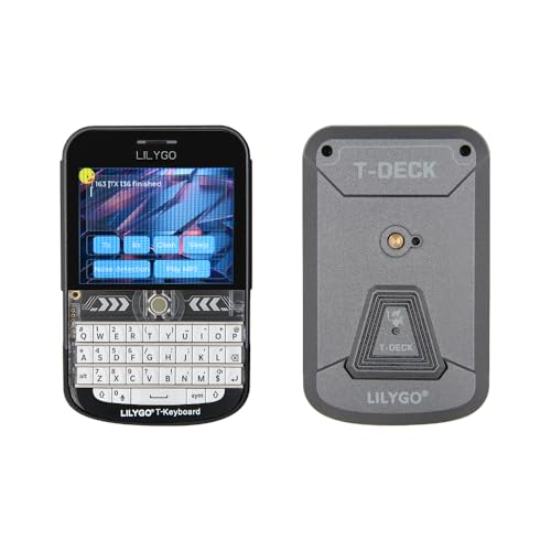 LILYGO T-Deck Plus Meshtastic ESP32-S3 LORA-89 915Mhz SX1262 Ulbox GPS White Keyboard 2.8 Inch Display TTGO Development Board with ABS Shell Version