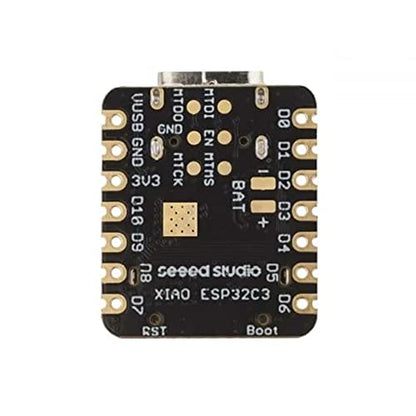 Seeed Studio XIAO ESP32C3 -RISC-V Tiny MCU with Wi-Fi/BLE5.0, Battery Charging, Ultra-Low Power, Rich Interfaces. Engineered for LoT Control & Edge TinyML