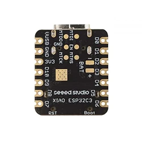 Seeed Studio XIAO ESP32C3 -RISC-V Tiny MCU with Wi-Fi/BLE5.0, Battery Charging, Ultra-Low Power, Rich Interfaces. Engineered for LoT Control & Edge TinyML