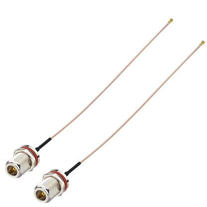 IPX/u.fl to N Type Female Pigtail Cable (6" RG178 for PCI WiFi Card Wireless Router Gateway External Antenna etc.