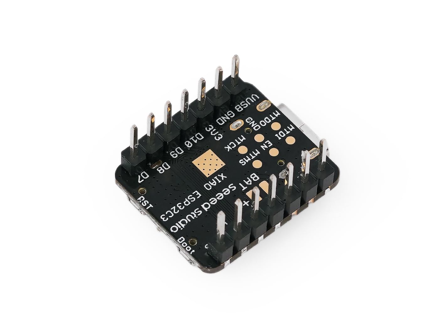 Seeed Studio XIAO ESP32C3 -RISC-V Tiny MCU with Wi-Fi/BLE5.0, Battery Charging, Ultra-Low Power, Rich Interfaces. Engineered for LoT Control & Edge TinyML