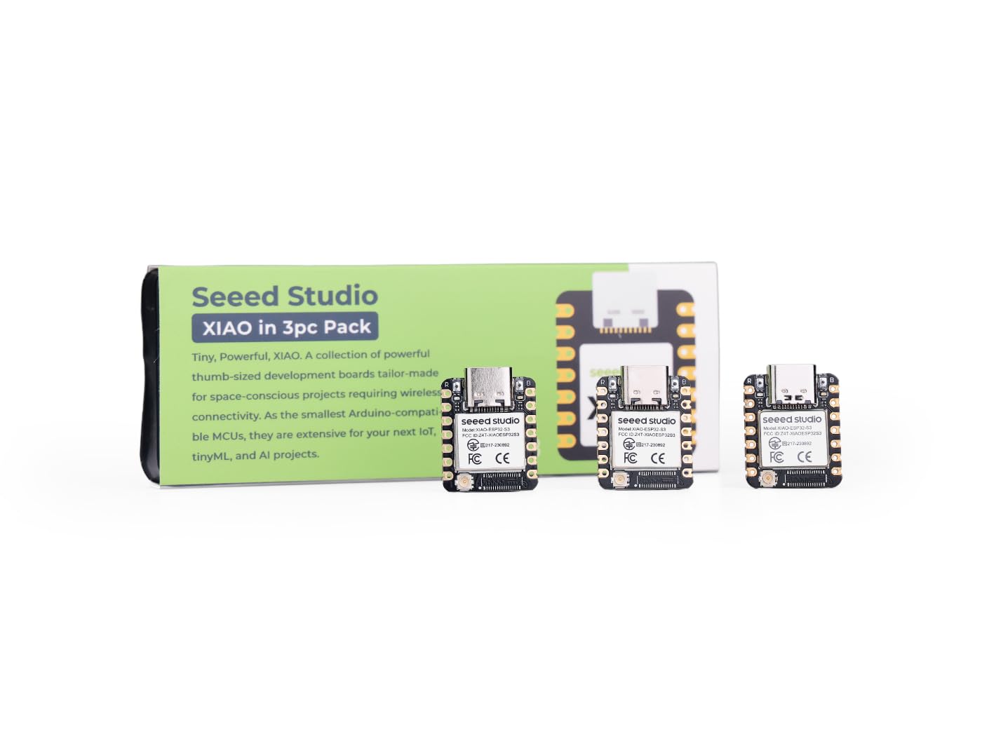 Seeed Studio XIAO ESP32C3 -RISC-V Tiny MCU with Wi-Fi/BLE5.0, Battery Charging, Ultra-Low Power, Rich Interfaces. Engineered for LoT Control & Edge TinyML