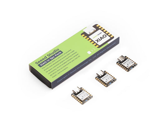 XIAO nRF52840 3PCS Pack - NFC, Onboard Bluetooth5.0 Antenna, Supporting Arduino, MicroPython, CircuitPython, tinyGo, Zephyr, Meshtastic, Amazon Sidewalk, QMK, ZMK