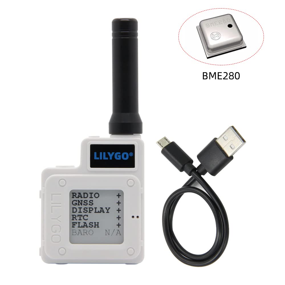 LILYGO T-Echo Meshtastic LoRa SX1262 Wireless Module 915MHz TTGO Development Board NRF52840 GPS RTC NFC Arduino with BME280 Pressure Sensor