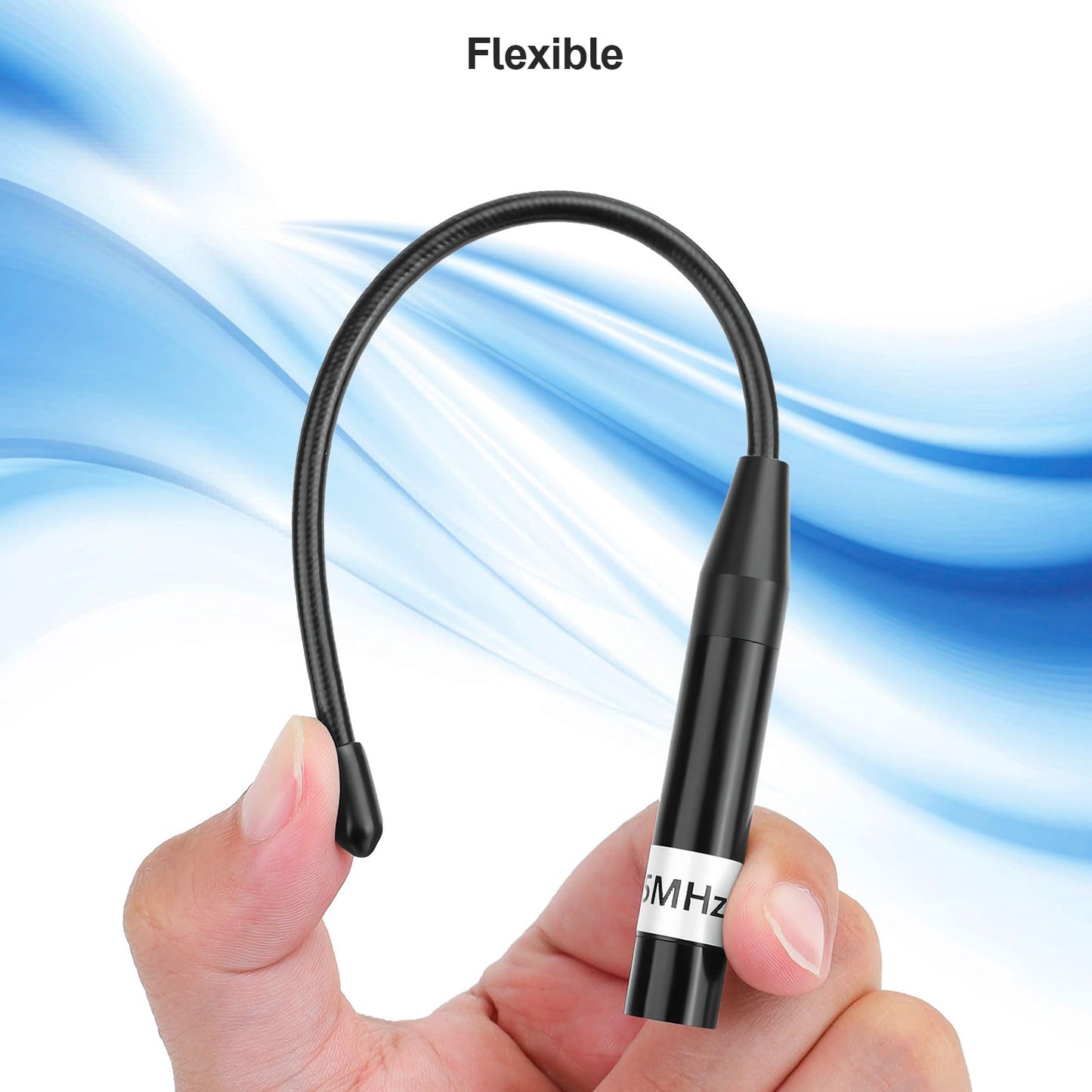 915MHz Antenna 10dBi Gain for Meshtastic LoRa Long Range Soft Whip Antenna, 17cm Omni SMA Male Black (2 Pack)