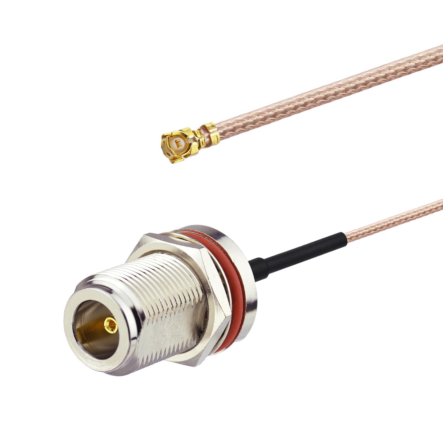 IPX/u.fl to N Type Female Pigtail Cable (6" RG178 for PCI WiFi Card Wireless Router Gateway External Antenna etc.