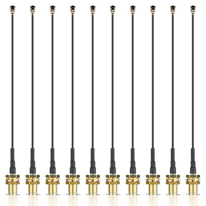 915MHz Antenna 10dBi Gain for Meshtastic LoRa Long Range Soft Whip Antenna, 17cm Omni SMA Male Black (2 Pack)