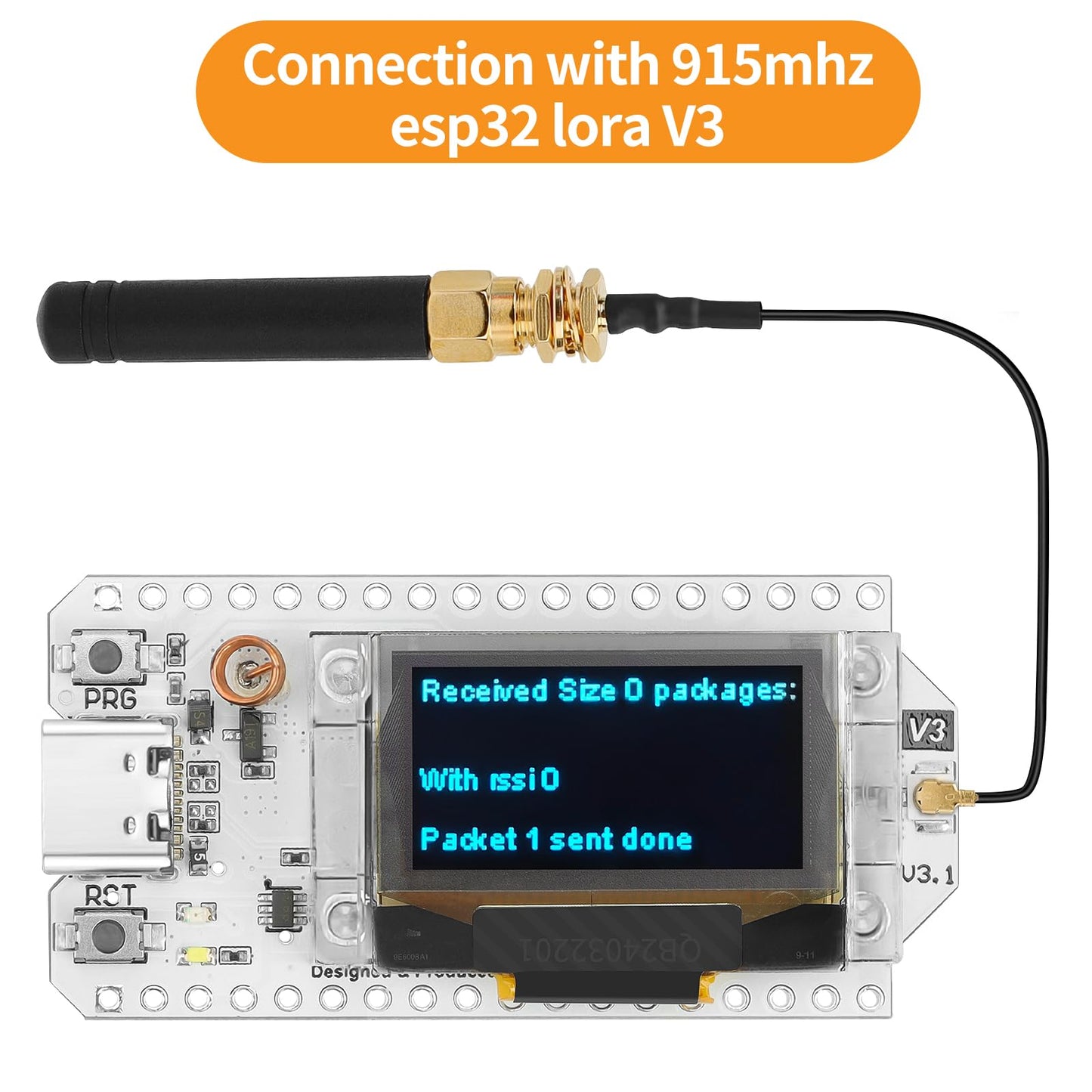 915MHz Antenna 10dBi Gain for Meshtastic LoRa Long Range Soft Whip Antenna, 17cm Omni SMA Male Black (2 Pack)