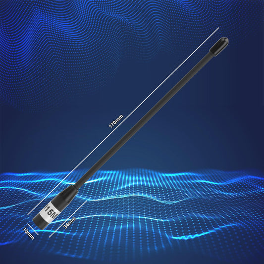 915MHz Antenna 10dBi Gain for Meshtastic LoRa Long Range Soft Whip Antenna, 17cm Omni SMA Male Black (2 Pack)
