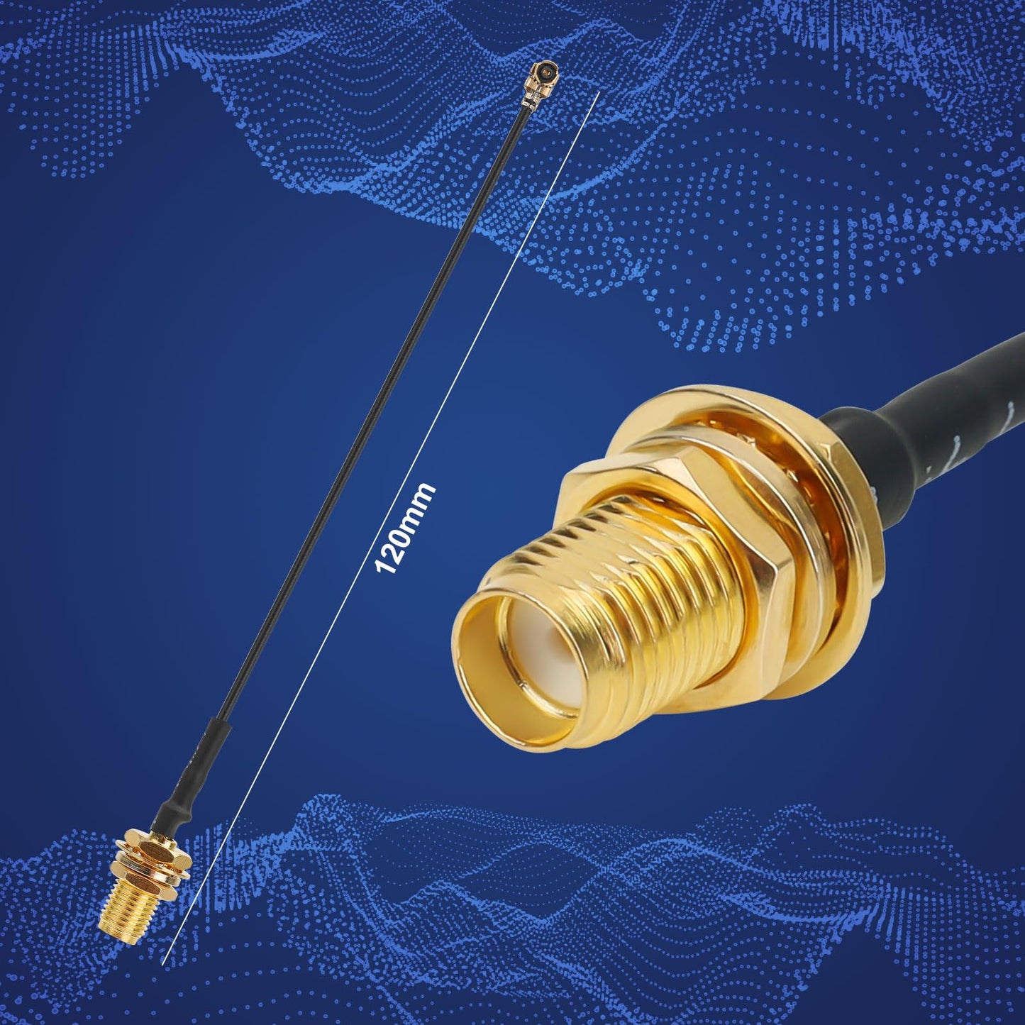 915MHz Antenna 10dBi Gain for Meshtastic LoRa Long Range Soft Whip Antenna, 17cm Omni SMA Male Black (2 Pack)