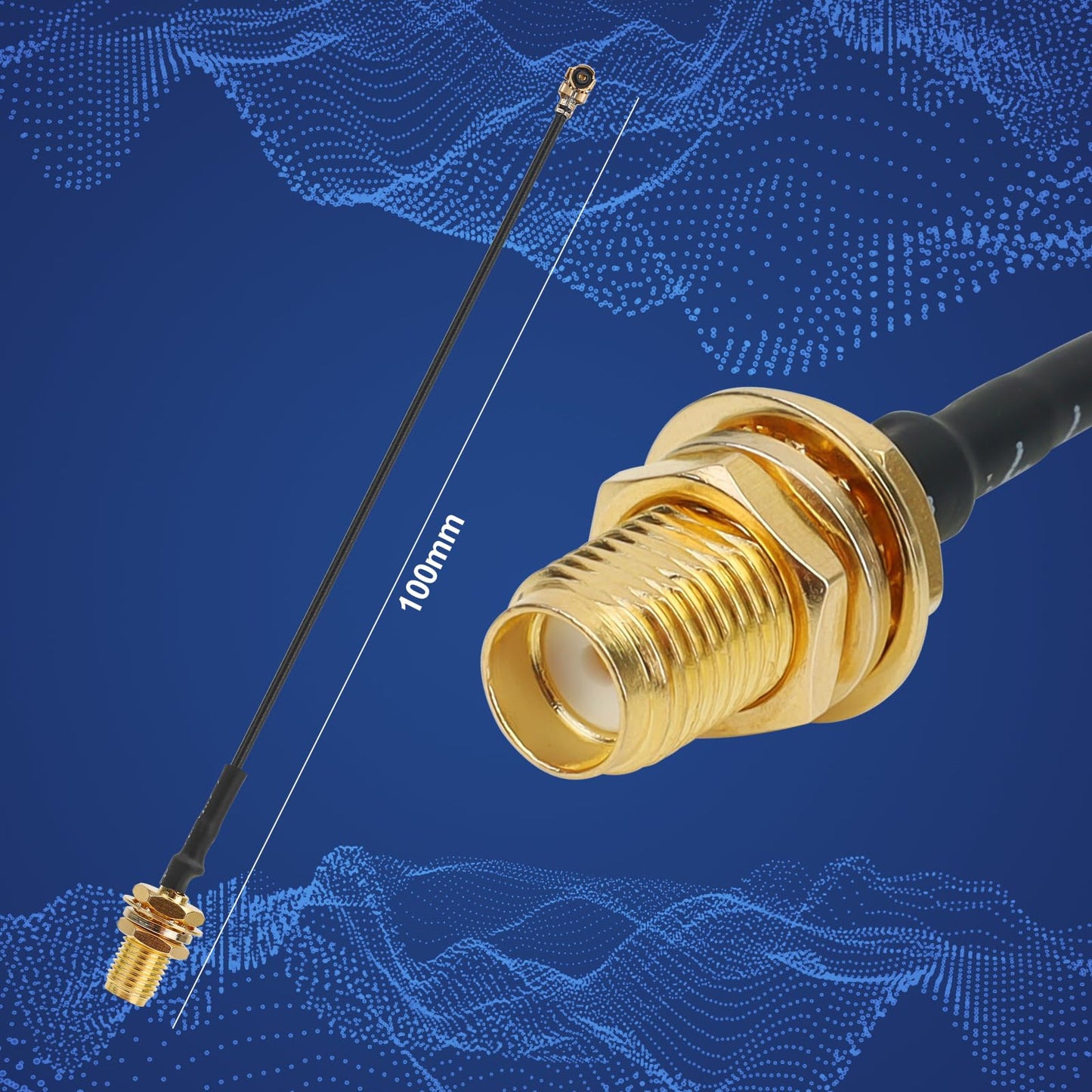 915MHz Antenna 10dBi Gain for Meshtastic LoRa Long Range Soft Whip Antenna, 17cm Omni SMA Male Black (2 Pack)